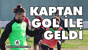 Kaptan gol ile döndü