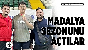 Pamukkaleli sporcular madalya sezonunu açtı