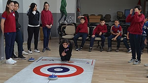 Tavas Hacı Ali Bilal Cumhuriyet Ortaokulu Floor Curling’de çok iddialı